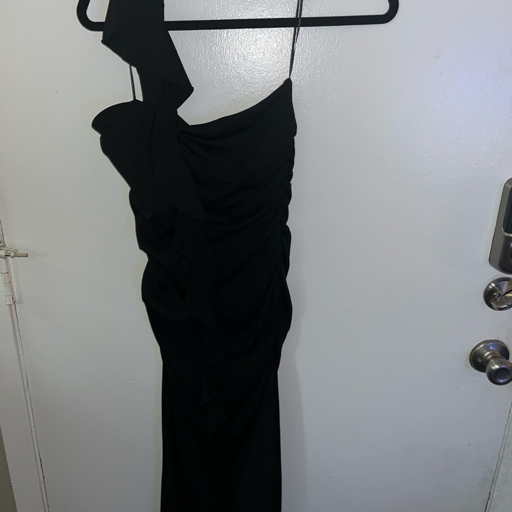 NWT 3/$40 One Shoulder Black Dress